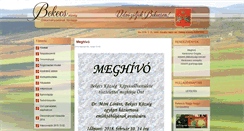 Desktop Screenshot of bekecs.hu